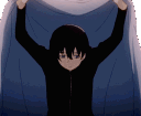 intslYukiHideUnderBlanket emote for Discord