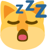 sleepycat emote for Discord