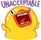 Unacceptable_Duck emote for Discord