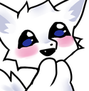 Arcti_blush emote for Discord
