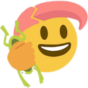 doppio_frog_phone emote for Discord