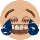 Scare_joy emote for Discord