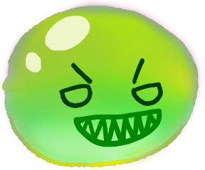 evil_grin_or_smirk_kawaii_blob_drop emote for Discord