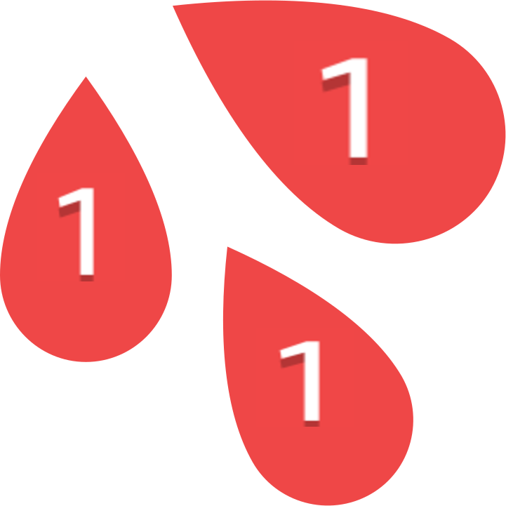 Pinged_Droplets_Red emote for Discord