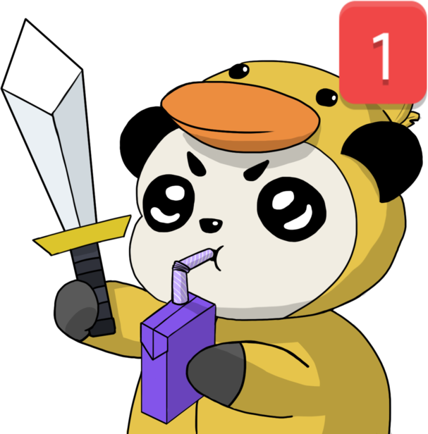 Pinged_Panda_1 emote for Discord