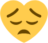 disappointedheart emote for Discord