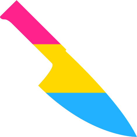 PansexualKnife emote for Discord