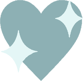 lightblueishheart emote for Discord