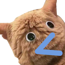 CatTwoPointsUve emote for Discord
