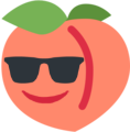 cool_peach emote for Discord