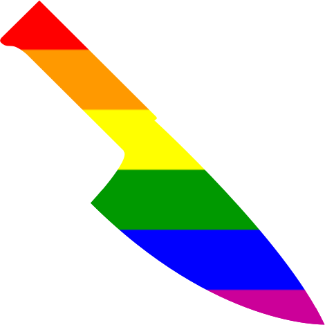 GayPrideKnife emote for Discord
