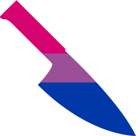 BisexualKnife emote for Discord