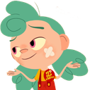 NikkiShrug emote for Discord