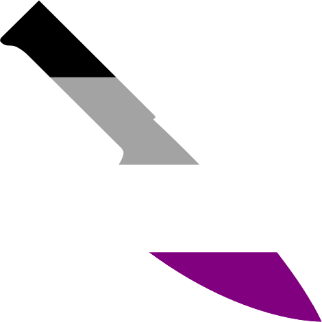 AsexualKnife emote for Discord