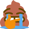 verysadpoop emote for Discord