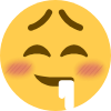 BlushGasm emote for Discord