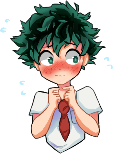 nervousdeku emote for Discord