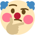 thinkclown emote for Discord