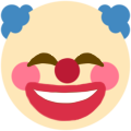 grineyesclown emote for Discord