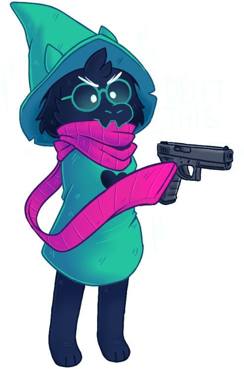 Delet_this_ralsei emote for Discord