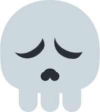 Pensiveskull emote for Discord