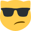 Coolcat_with_glasses emote for Discord