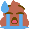crying_poop emote for Discord