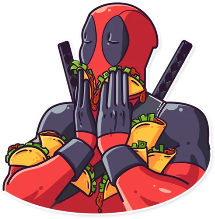 FeelsDeadpoolMan emote for Discord