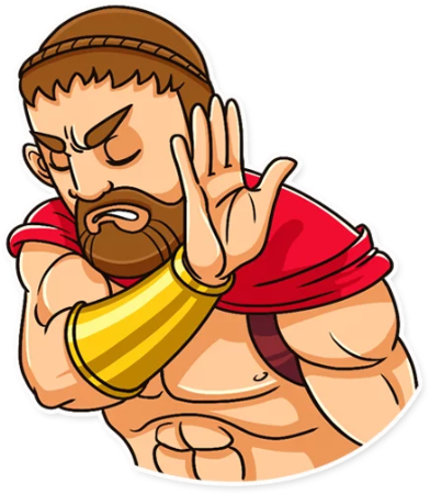 Spartan_No emote for Discord