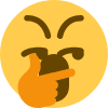 ThinkingAA emote for Discord