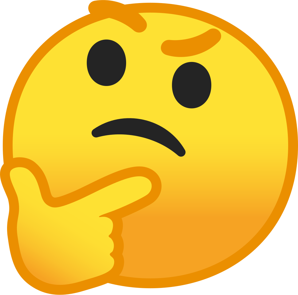 thinking_face emote for Discord