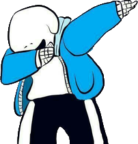 sans_dab emote for Discord