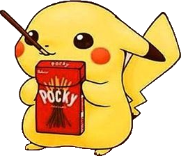 pikachueatingpocky emote for Discord