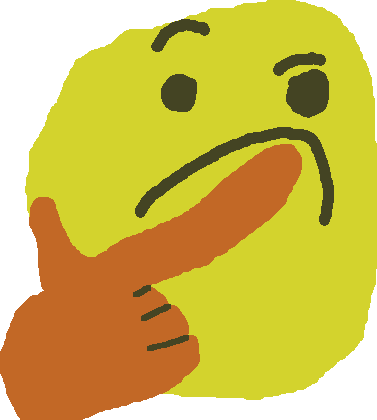 GIMPthinking emote for Discord