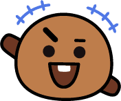 BT21_Shooky_hello emote for Discord