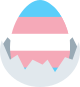 hatched_trans_egg emote for Discord