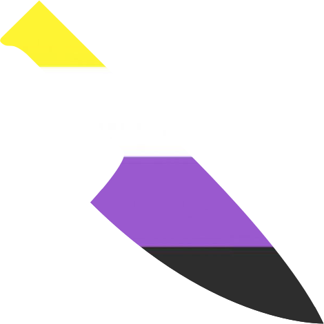 NonbinaryKnife emote for Discord