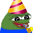 pepe_Bdayparty static emote