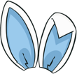 BunnyBlue emote for Discord