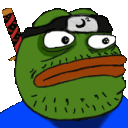 PepeSamuraiPoof emote for Discord