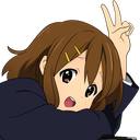 HirasawaYuiPeace emote for Discord