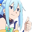 AquaThumbsUp emote for Discord