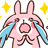 pinkbunnycry emote for Discord