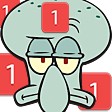 SquidwardPing emote for Discord