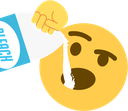 ThinkDrinkBleach emote for Discord