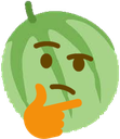 ThinkMelon emote for Discord