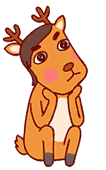 QuestionableReindeer emote for Discord