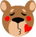 KissBear emote for Discord