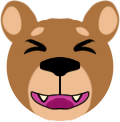 LaughingBear emote for Discord