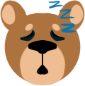SleepyBear emote for Discord